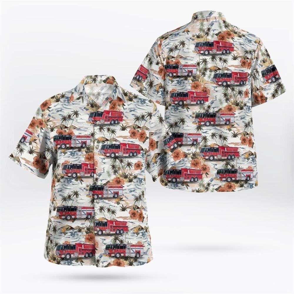 Sicklerville, New Jersey, Winslow Township Fire District No.1 Hawaiian Shirt – Gifts For Firefighters In Sicklerville, NJ