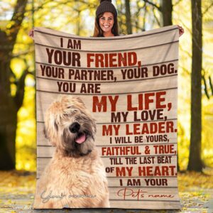 Soft Coated Wheaten Terrier Fleece Throw Blanket&hellip;