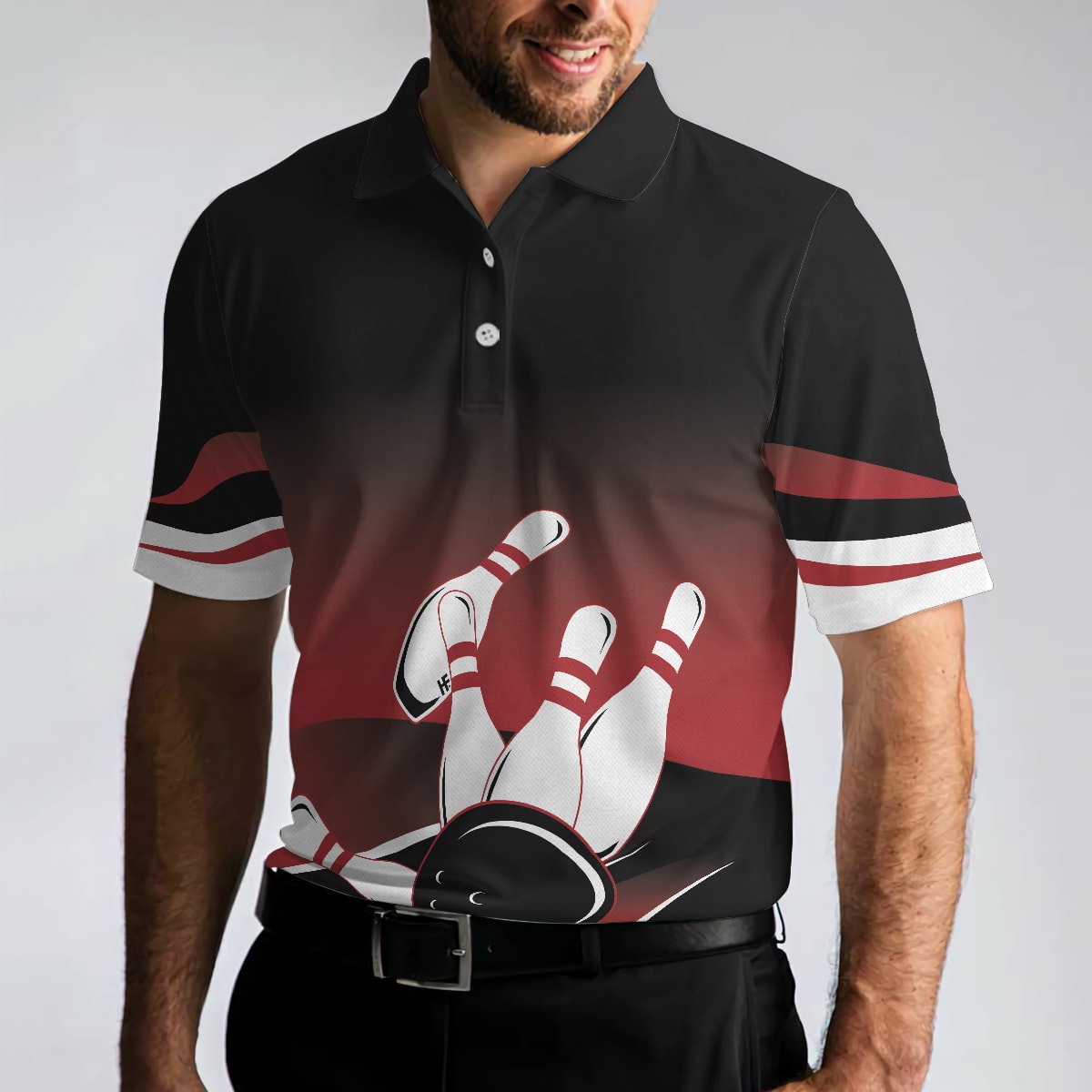 Some Grandpas Play Bingo Polo Shirt – Bowling Men Polo Shirt – Gifts To Get For Your Dad – Father’s Day Shirt