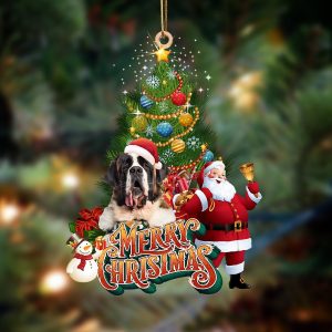 St Bernard-Christmas Tree&Dog Hanging Christmas Plastic Hanging&hellip;