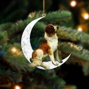 St Bernard-Sit On The Moon-Two Sided Christmas&hellip;