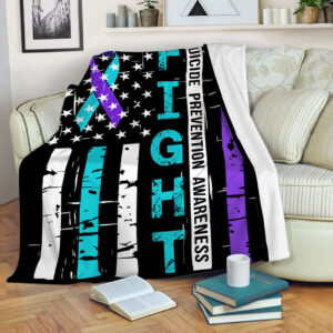 Suicide Prevention Awareness Fight American Usa Flag&hellip;