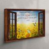 Sunflower Give It To God And Go To Sleep Canvas Wall Art Print – Christian Wall Art Canvas