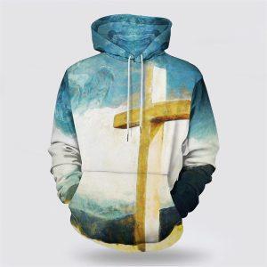 The Cross All Over Print 3D Hoodie&hellip;