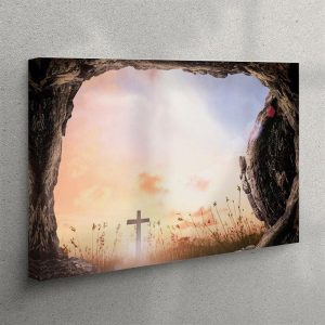 The Empty Tomb Easter Canvas Art Christian Wall Art Decor Easter Wall Art adtmmw.jpg