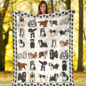 Tibetan Terrier Fleece Throw Blanket – Pendleton&hellip;
