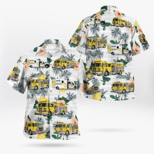 Troy, NY, Troy Fire Department Hawaiian Shirt&hellip;