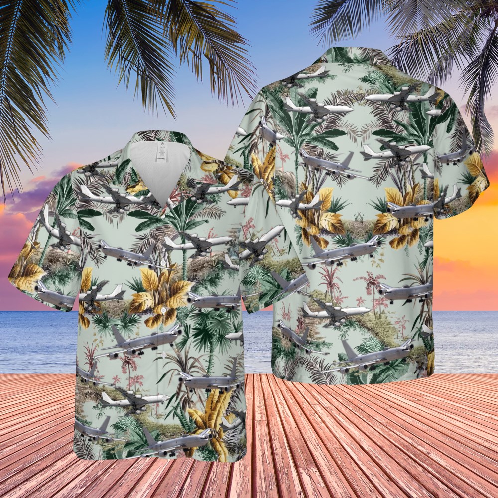 US Navy Boeing E-6 Mercury Hawaiian Shirt – Beach Clothes Gifts For Navy Soldiers US Navy Boeing E-6 Mercury Hawaiian Shirt – Beach Clothes Gifts For Navy Soldiers