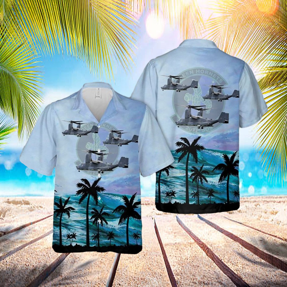US Air Force 20th Special Operations Squadron CV-22 Osprey Hawaiian Shirt – Mens Hawaiian Shirt – US Air Force Gifts