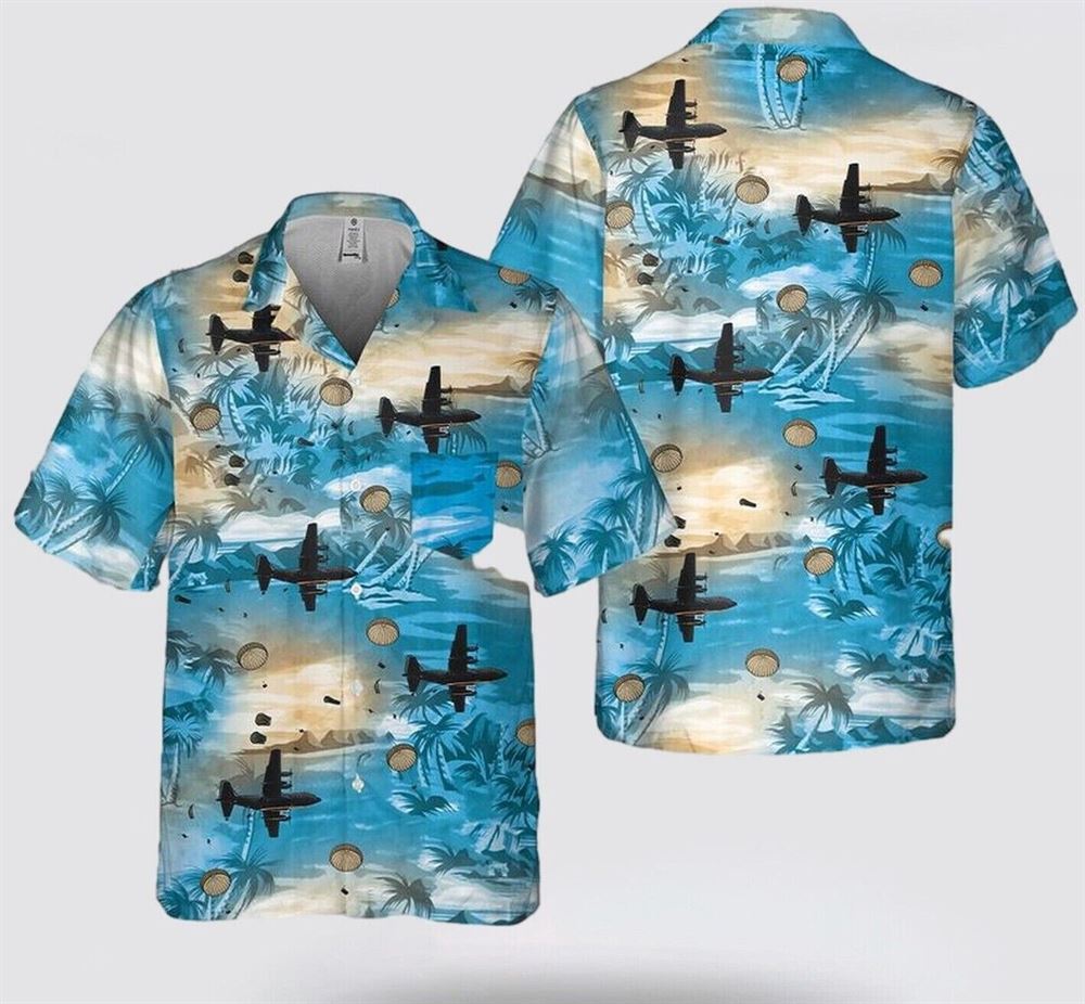 US Air Force 757th Airlift Squadron C-130H Hercules Pocket Hawaiian Shirt – Gift For Military Personnel US Air Force 757th Airlift Squadron C-130H Hercules Pocket Hawaiian Shirt – Gift For Military Personnel