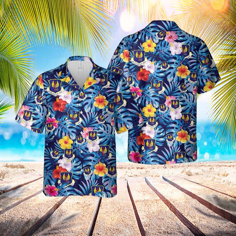US Air Force Missouri Air National Guard 157th Air Operations Group Hawaiian Shirt – Mens Hawaiian Shirt – US Air Force Gifts