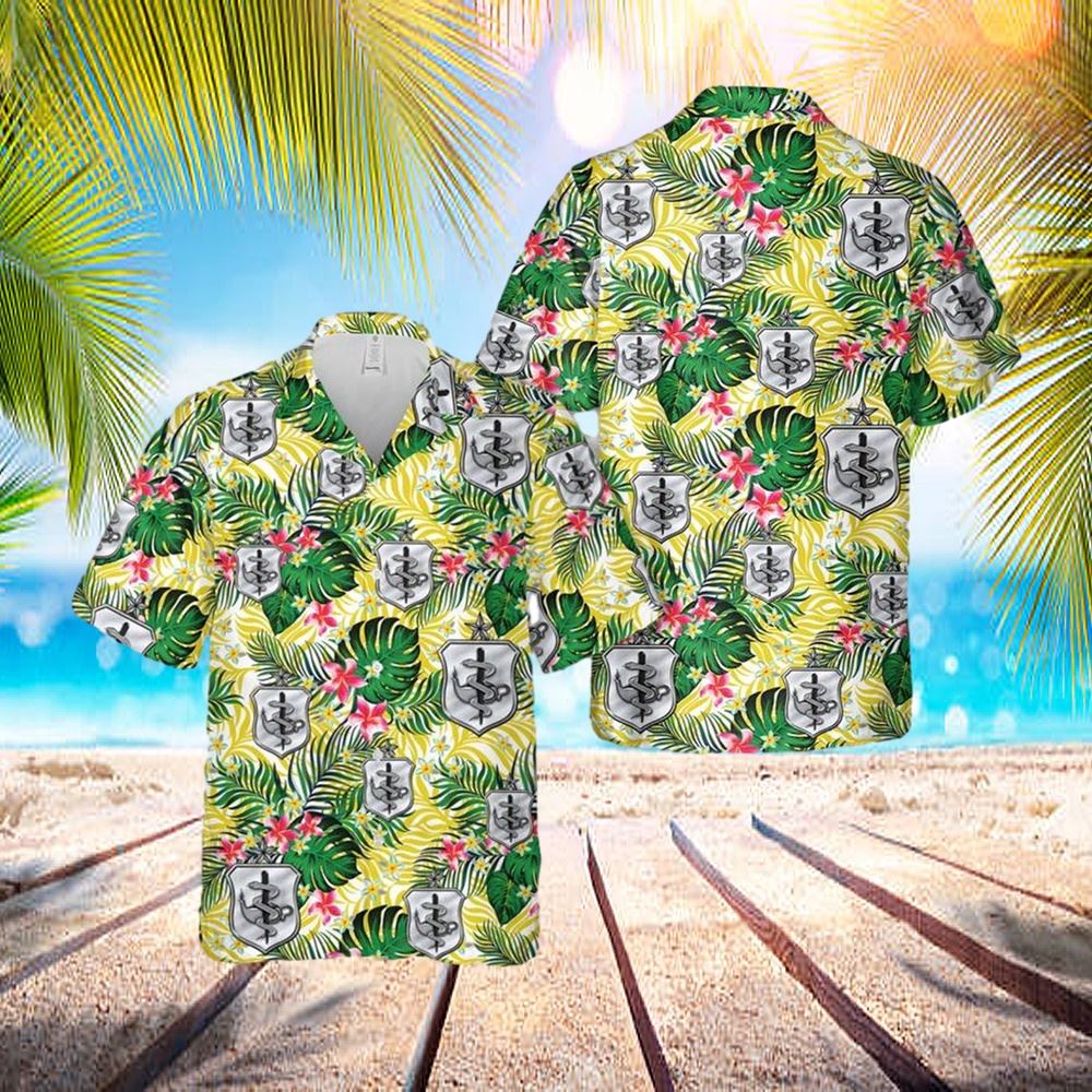 US Air Force Nurse Badge Senior Hawaiian Shirt – Mens Hawaiian Shirt – US Air Force Gifts