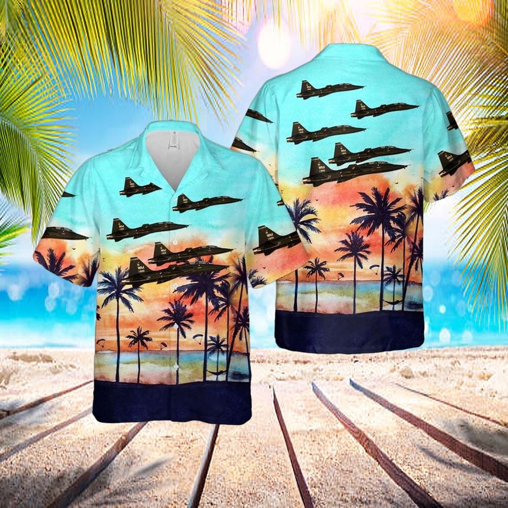 US Air Force Whiteman AFB T-38 Hawaiian Shirt – Mens Hawaiian Shirt – US Air Force Gifts