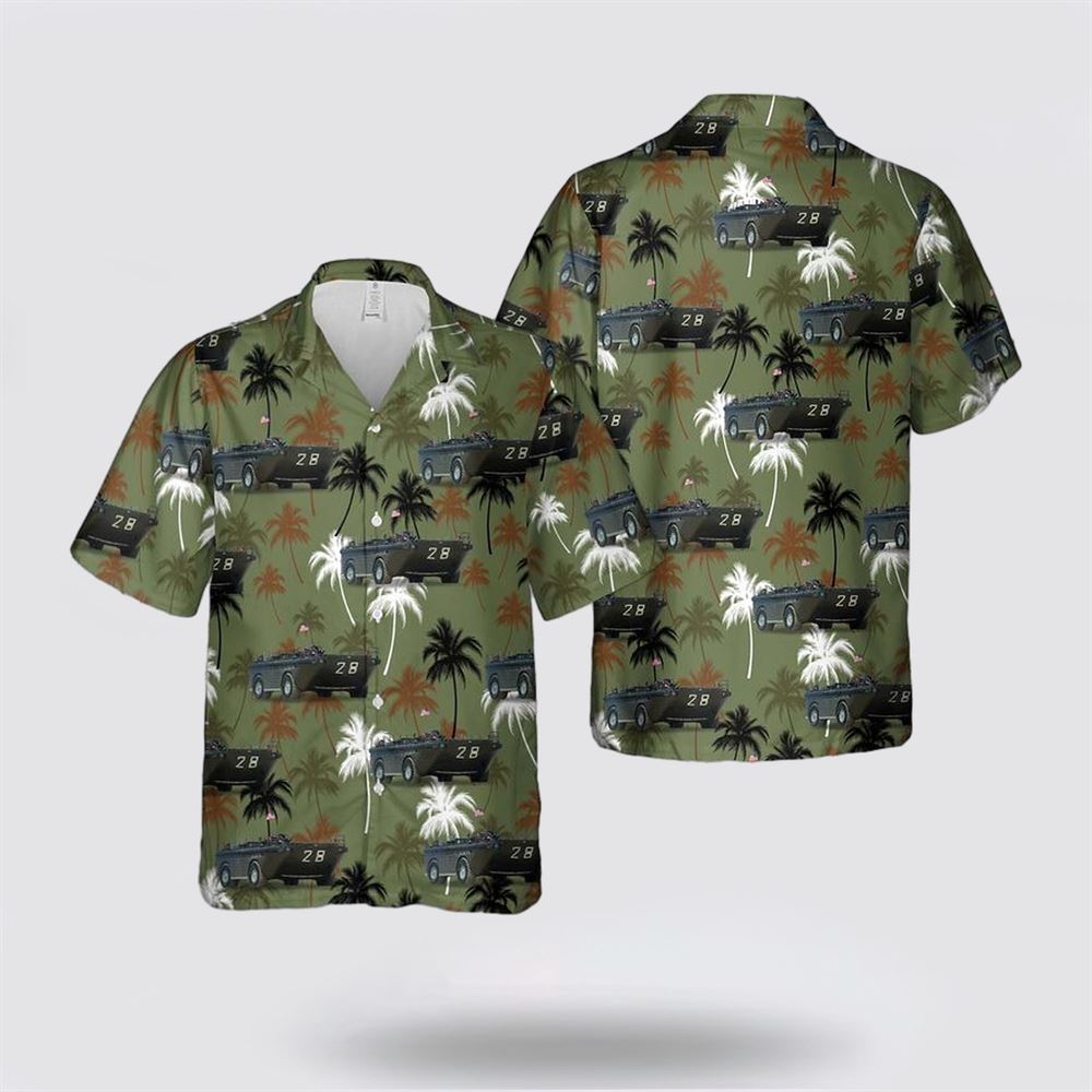 US Army LARC-LX (Lighter, Amphibious Resupply, Cargo, 60 ton) Hawaiian Shirt – Gift For Military Personnel