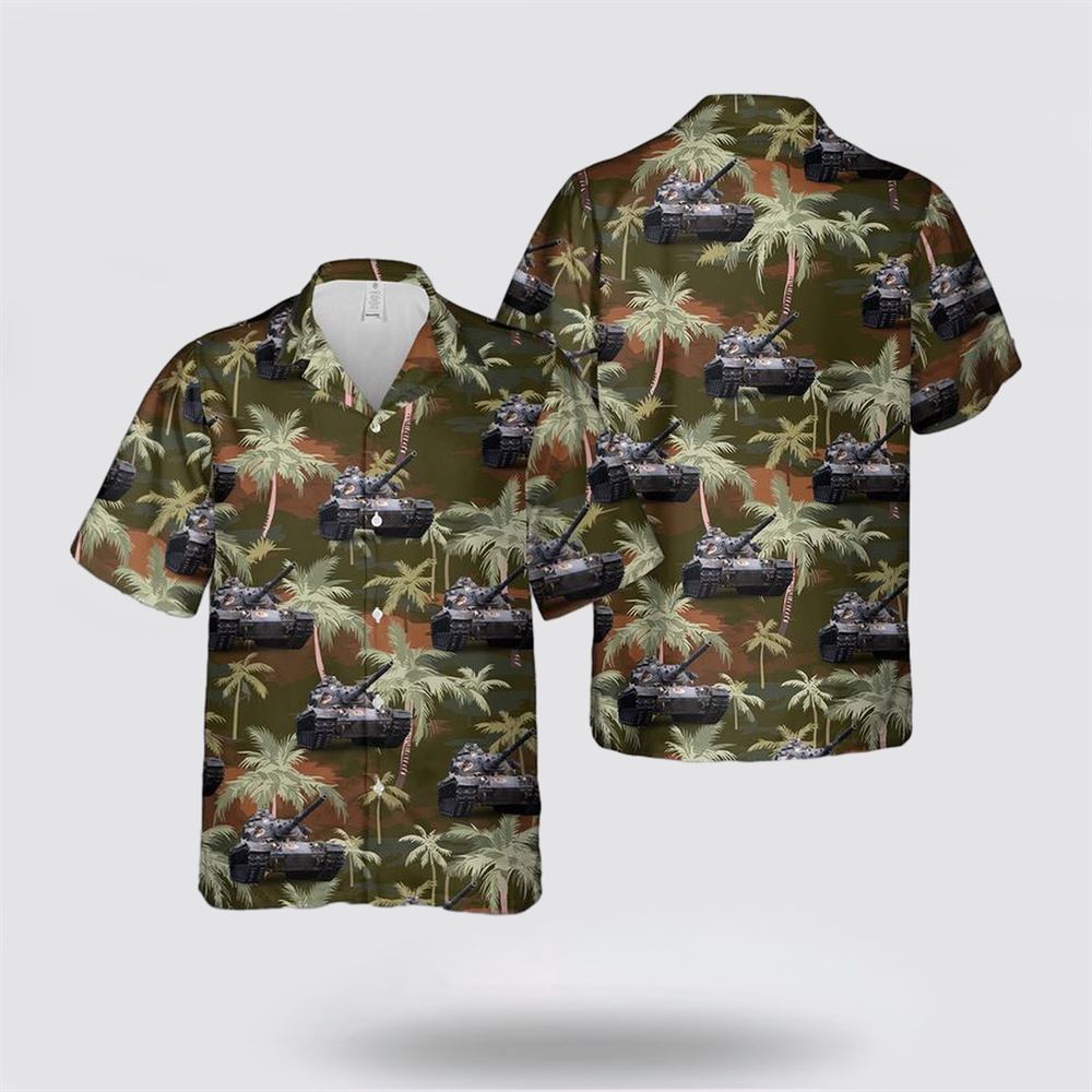 US Army M60A3 of 3rd Battalion, 32nd Armor Hawaiian Shirt – Gift For Military Personnel US Army M60A3 of 3rd Battalion, 32nd Armor Hawaiian Shirt – Gift For Military Personnel