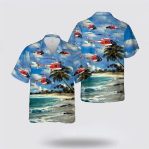 US Navy Bell TH-57C SeaRanger Hawaiian Shirt&hellip;