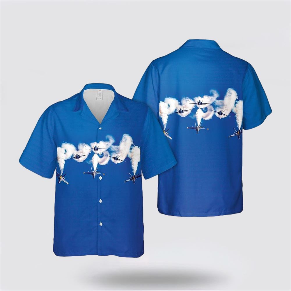 US Navy Blue Angels Show Hawaiian Shirt – Beach Clothes Gifts For Navy Soldiers US Navy Blue Angels Show Hawaiian Shirt – Beach Clothes Gifts For Navy Soldiers