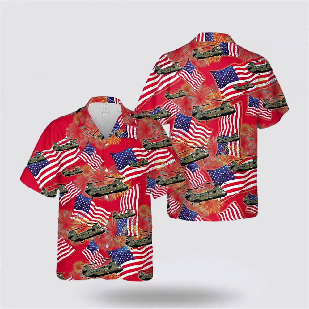US Navy Boeing Vertol CH-46 Sea Knight 4th Of July Hawaiian Shirt – Beach Clothes For Military Personnel US Navy Boeing Vertol CH-46 Sea Knight 4th Of July Hawaiian Shirt – Beach Clothes For Military Personnel