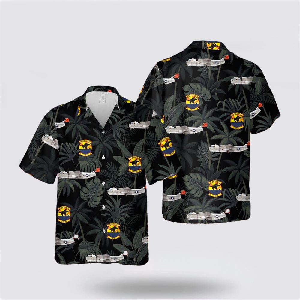 US Navy C-2A Greyhound VRC-40 Rawhides Hawaiian Shirt – Beachwear Gifts For Navy Soldiers