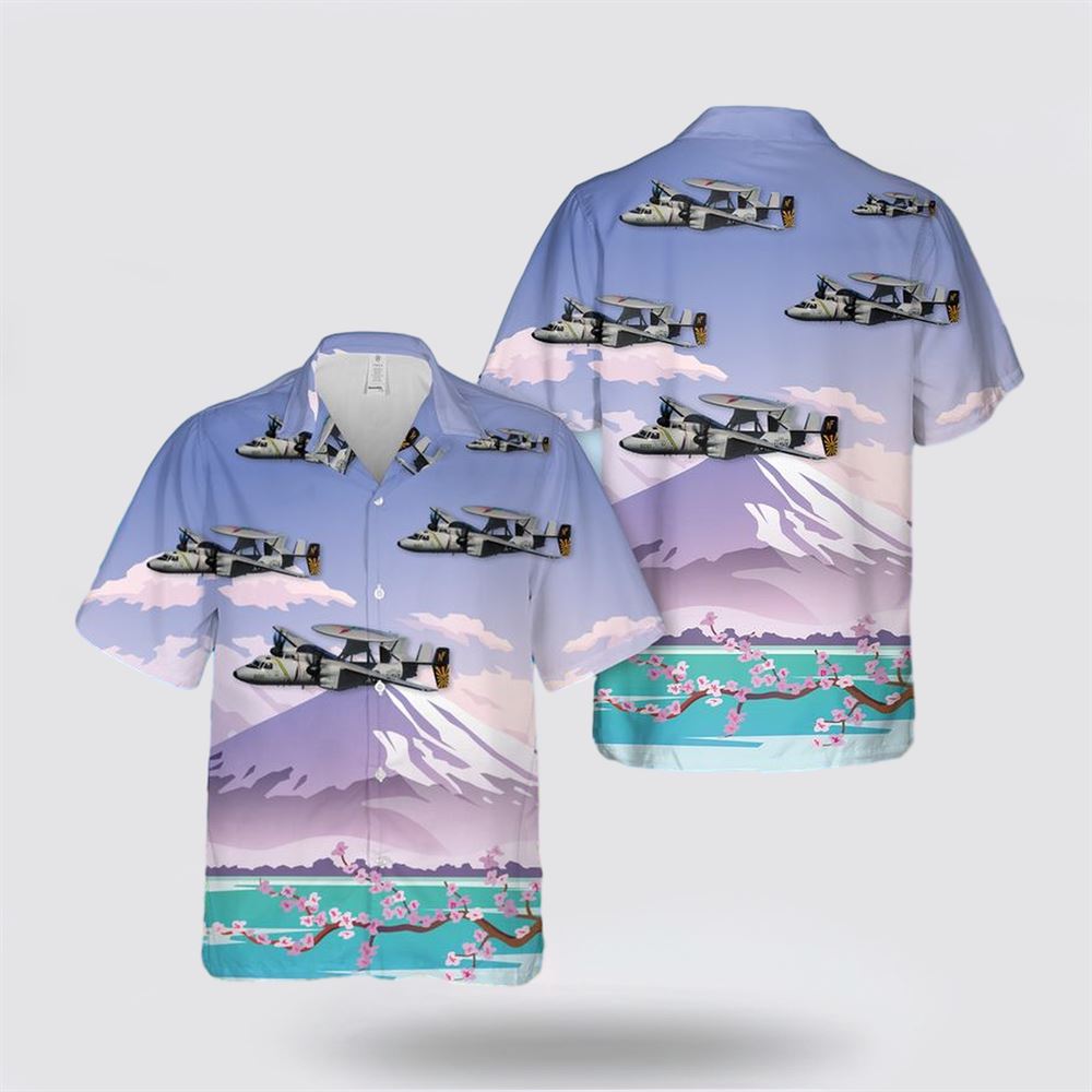 US Navy E-2C Hawkeyes Hawaiian Shirt – Hawaiian Shirt Gifts For Navy Soldiers US Navy E-2C Hawkeyes Hawaiian Shirt – Hawaiian Shirt Gifts For Navy Soldiers