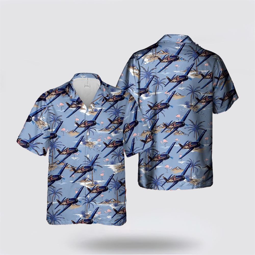 US Navy Grumman F6F Hellcat Hawaiian Shirt – Gift For Military Personnel US Navy Grumman F6F Hellcat Hawaiian Shirt – Gift For Military Personnel