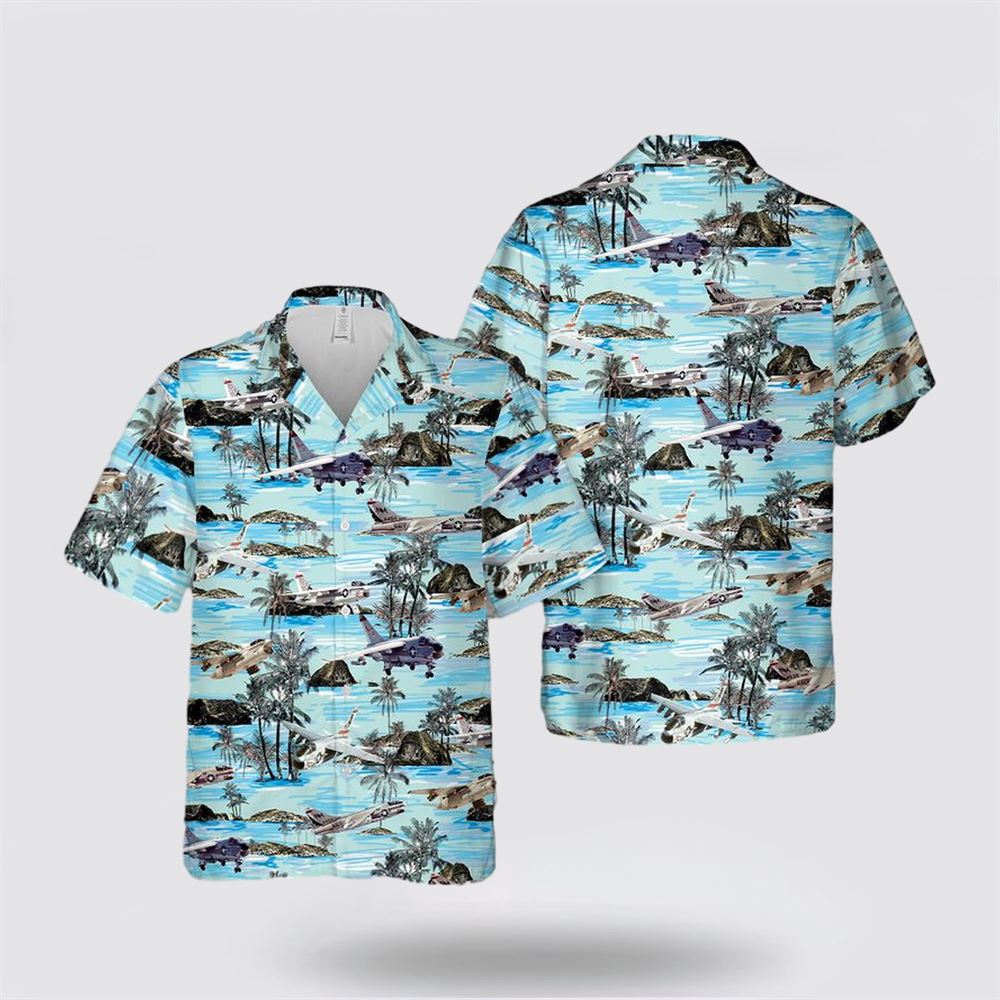 US Navy LTV A-7 Corsair II Hawaiian Shirt – Gifts For Navy Soldiers