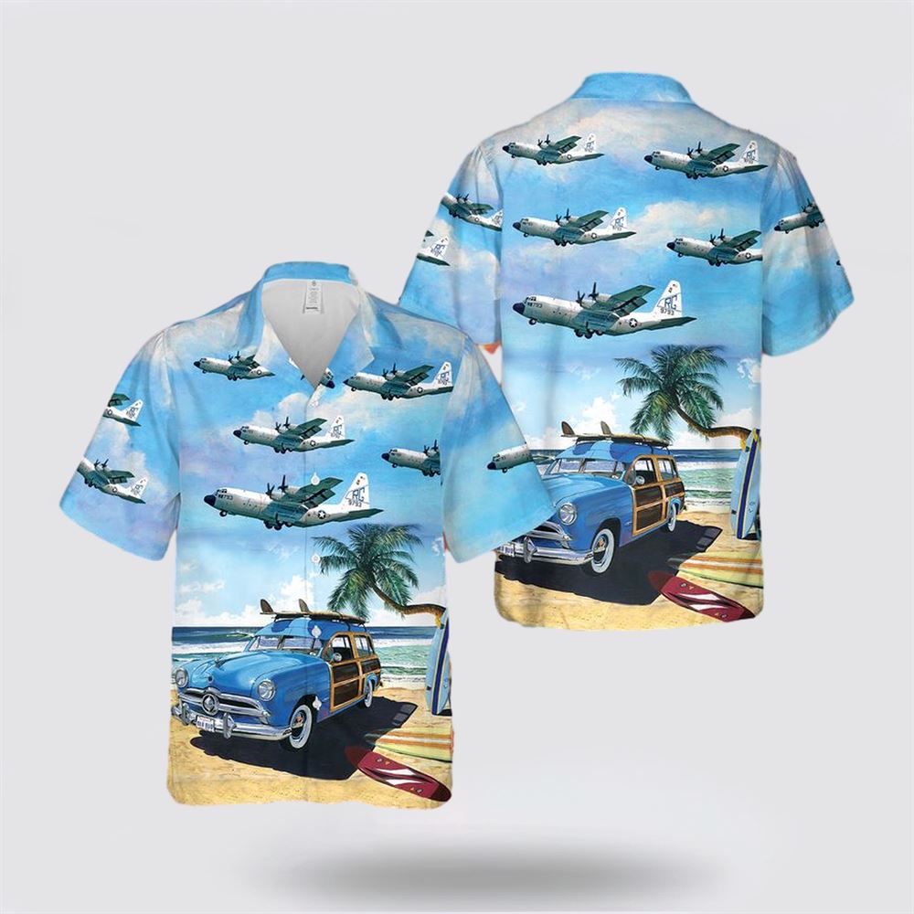 US Navy Lockheed C-130F Hercules Of VRC-50 Hawaiian Shirt – Gift For Military Personnel US Navy Lockheed C-130F Hercules Of VRC-50 Hawaiian Shirt – Gift For Military Personnel