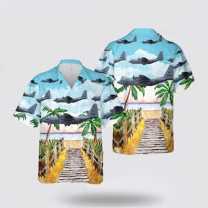 US Navy Lockheed C-130T Hercules Hawaiian Shirt&hellip;