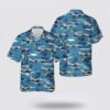 Us Navy Hawaiian Shirt, US Navy VA-146 A-4 Skyhawk Hawaiian Shirts, Military Aloha Shirt