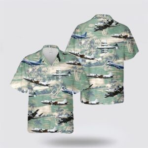 US Navy Lockheed P-3 Orion Hawaiian Shirt&hellip;