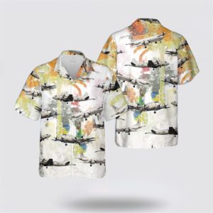 US Navy Lockheed P-3 Orion Hawaiian Shirt&hellip;