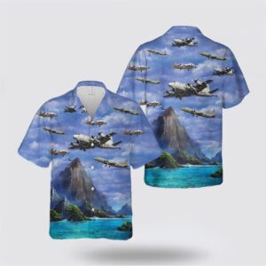 US Navy Lockheed P-3 Orion Hawaiian Shirt&hellip;