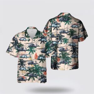 US Navy MH-60 Seahawk Helicopter Hawaiian Shirt&hellip;
