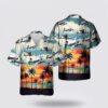 US Navy Northrop Grumman E-2 Hawkeye Hawaiian Shirt – Gifts For Navy Soldiers