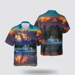 US Navy USS Port Royal Hawaiian Shirt&hellip;