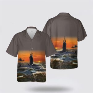 US Navy USS Texas (SSN-775) Hawaiian Shirt&hellip;
