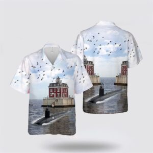 US Navy USS Vermont (SSN-792) Hawaiian Shirt&hellip;