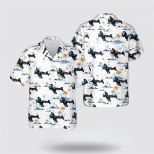 US Navy Vought F4U Corsair Hawaiian Shirt&hellip;