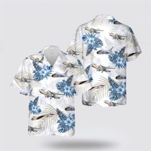 US Navy Vought RF-8 Crusader Hawaiian Shirt&hellip;