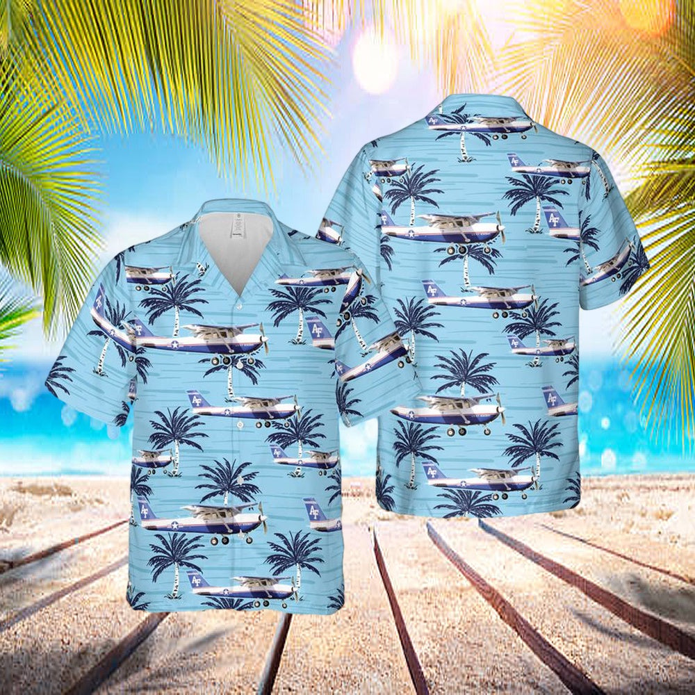 United States Air Force Cessna T-41 Mescalero Hawaiian Shirt – Beachwear For Men – Best Hawaiian Shirts