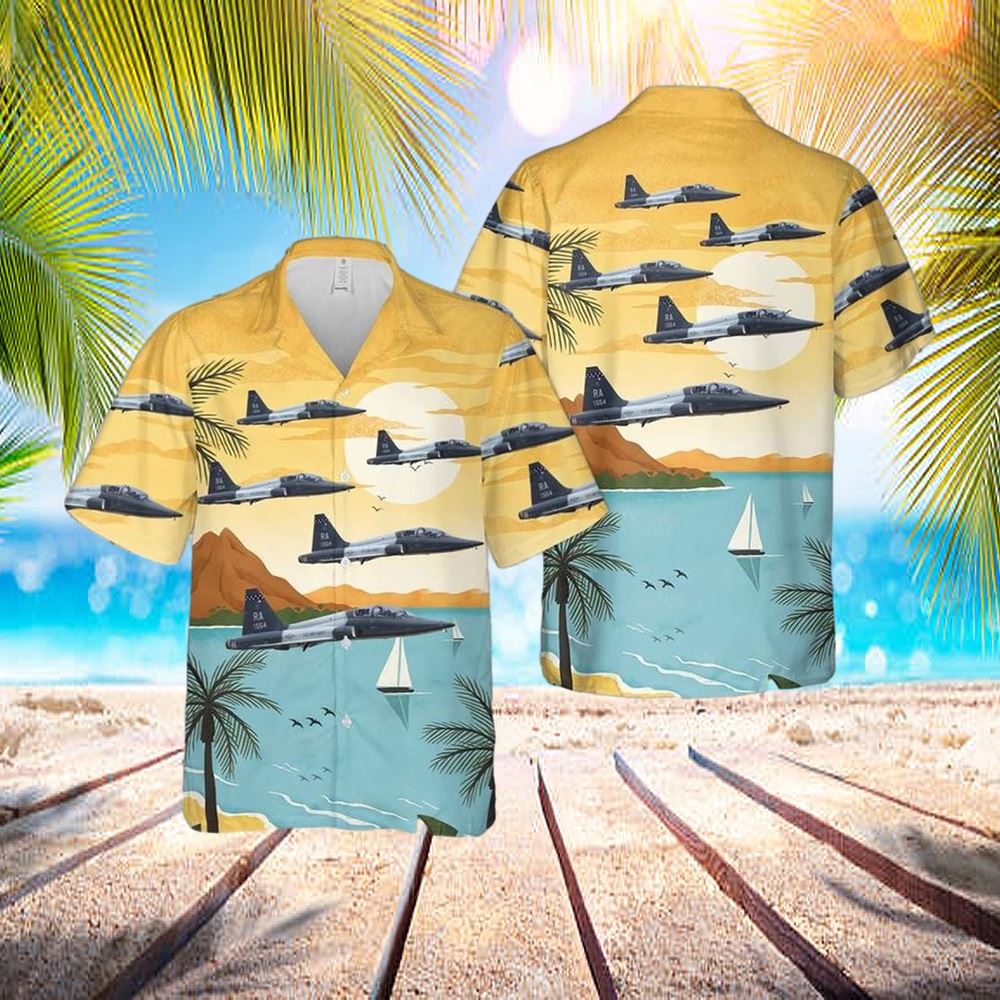 Us Air Force 575th Amxs T-38c Talon 1 Hawaiian Shirt – Hawaiian Outfit For Men – Gift For Young Adult