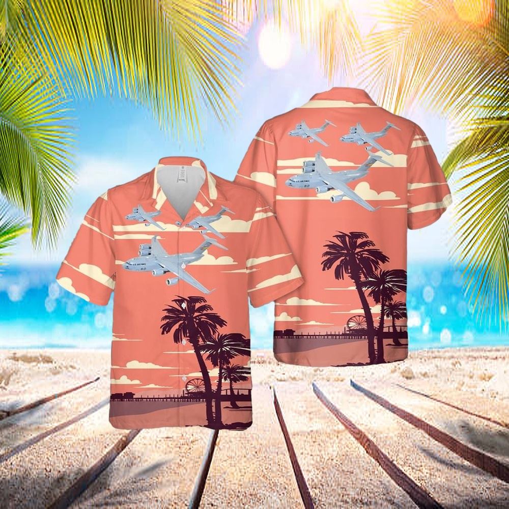 Us Air Force 729th Airlift Squadron C-17 Globemaster III Hawaiian Shirt – Hawaiian Outfit For Men Us Air Force 729th Airlift Squadron C-17 Globemaster III Hawaiian Shirt – Hawaiian Outfit For Men