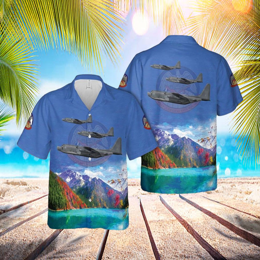 Us Air Force 87-0024 Mc-130h Combat Talon II Of 7th Special Operations Squadron Hawaiian Shirt – Hawaiian Outfit For Men
