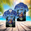 Us Air Force B-58a Hustler (Af Serial No. 59-2458), The Cowtown Hustler Hawaiian Shirt – Beachwear For Men – Best Hawaiian Shirts