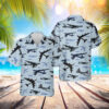 Us Air Force Boeing C-32b Hawaiian Shirt – Beachwear For Men – Best Hawaiian Shirts