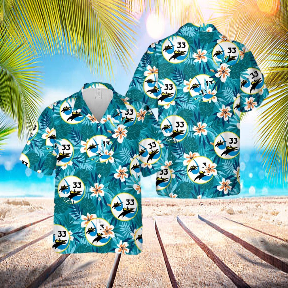 Us Air Force Cadet Wing Squadron 33 King Ratz Hawaiian Shirt – Beachwear For Men – Best Hawaiian Shirts