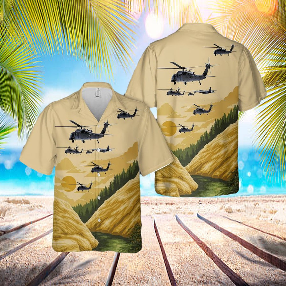 Us Air Force California Air National Guard 129th Rescue Wing Hh-60g Pave Hawks And Hc-130j Combat King Ii’s Hawaiian Shirt – Best Hawaiian Shirts