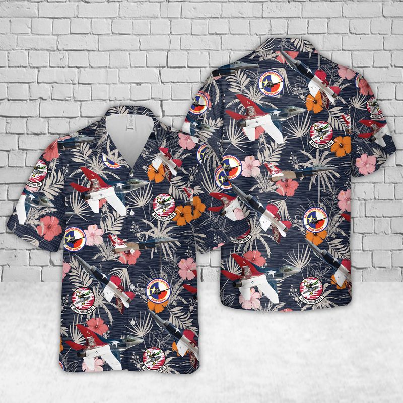 Us Air Force F-16 Fighting Falcon 457th Fighter Squadron Hawaiian Shirt Dltt2008bg09 – Mens Hawaiian Shirt – US Air Force Gifts