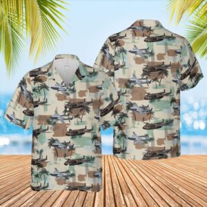 Us Air Force Fairchild Ac-119 Hawaiian Shirt&hellip;