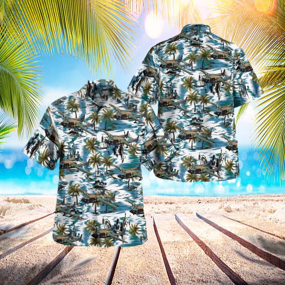 Us Air Force Fairchild Ac-119k Stinger Gunship Hawaiian Shirt – Hawaiian Outfit For Men